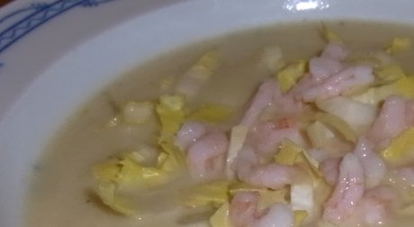 Chicoree-Kartoffel-Suppe