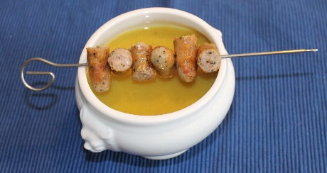Chicoree-Suppe mit Curry