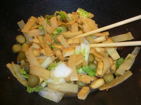 Tofu mit Bambussprossen